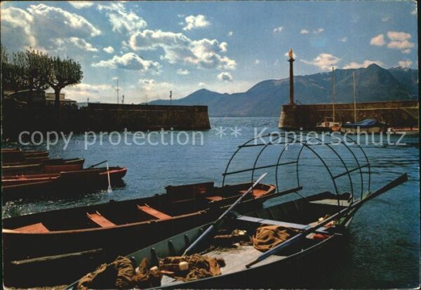 Luino Lago Maggiore Hafenpartie
