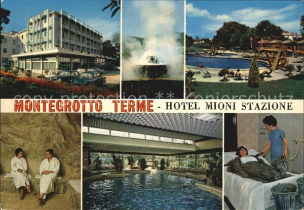 Montegrotto Terme Hotel Mioni Stazione Swimmingpool Halle