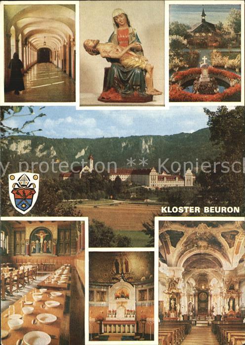 Beuron Donautal Kloster Beuron Inneres Teilansichten Sk