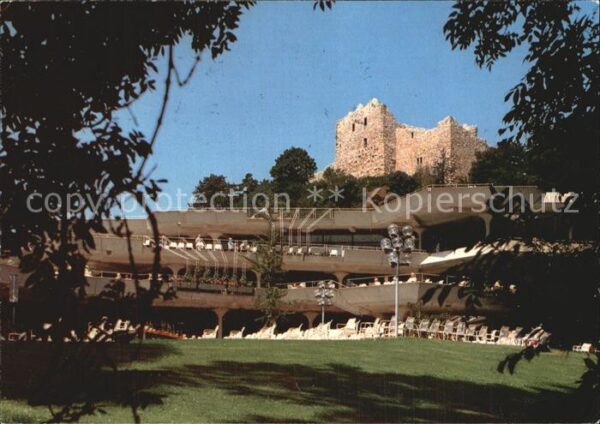 Badenweiler Kurpark Kurhaus Burgruine