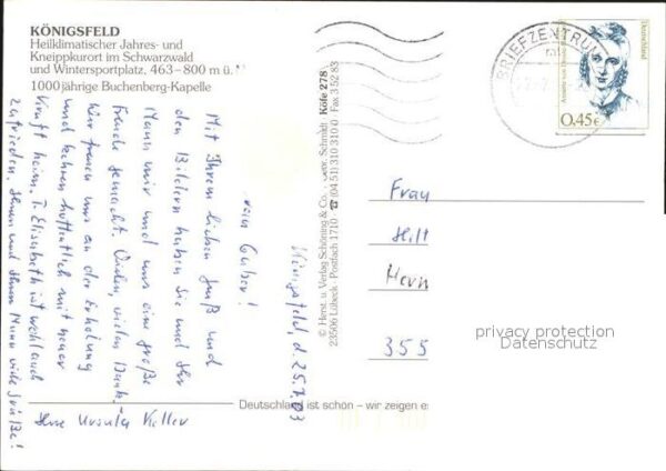 Koenigsfeld Schwarzwald 1000jährige Buchenberg Kapelle – Bild 2