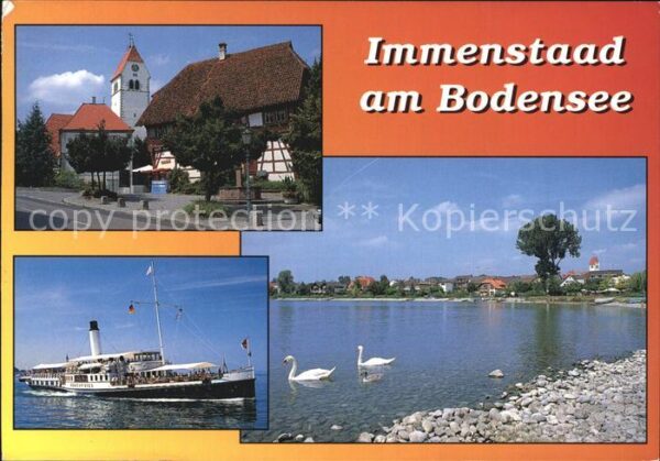 Immenstaad Bodensee Kirche Fahrgastschiff