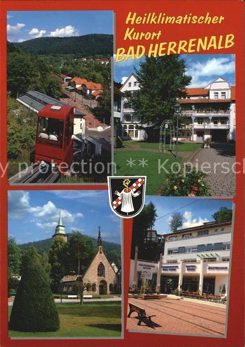 Bad Herrenalb Falkenburg Bahn Kurhaus Kirche Ärztehau