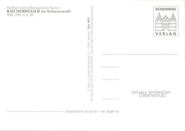 Bad Herrenalb Falkenburg Bahn Kurhaus Kirche Ärztehau – Bild 2