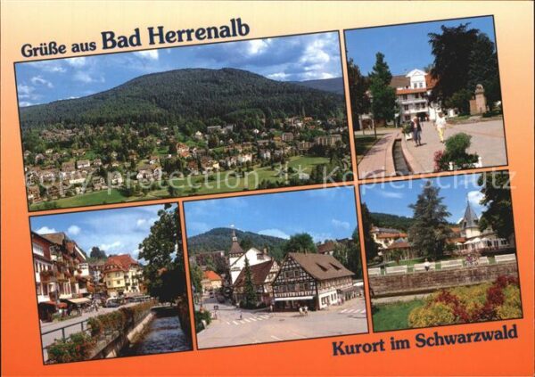 Bad Herrenalb Total und Teilansichten