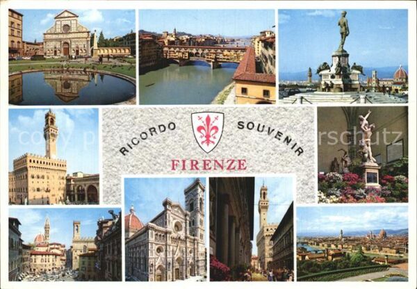 Firenze Florenz Bauwerke und Denkmäler