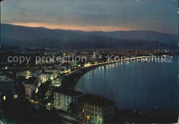 Diano Marina Strandpartie am Abend