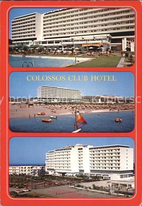 Rhodos Rhodes Aegaeis Colossos Club Hotel