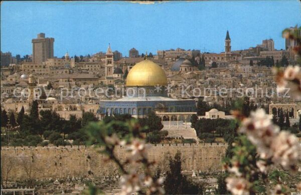 Jerusalem Yerushalayim Old City from Mount of Olives
