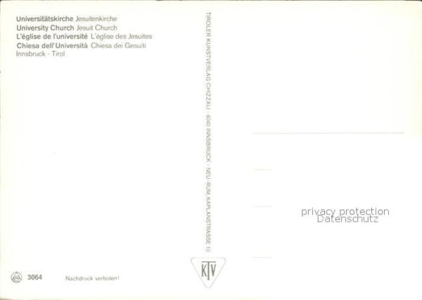 Innsbruck Universitätskirche Jesuitenkirche – Bild 2