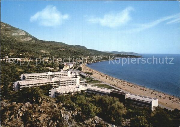 Sutomore Dalmatien Fliegeraufnahme Hotel Korali