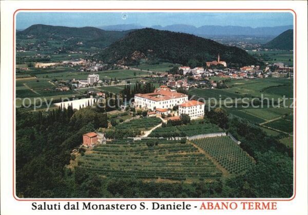 Abano Terme Monastero S. Daniele Fliegeraufnahme