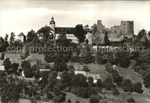 Frauenstein Sachsen Schloß und Burgruine