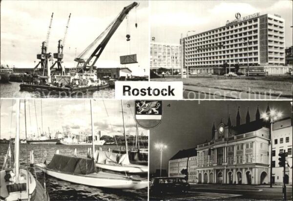 Rostock Hafen Interhotel Warnow Rathaus