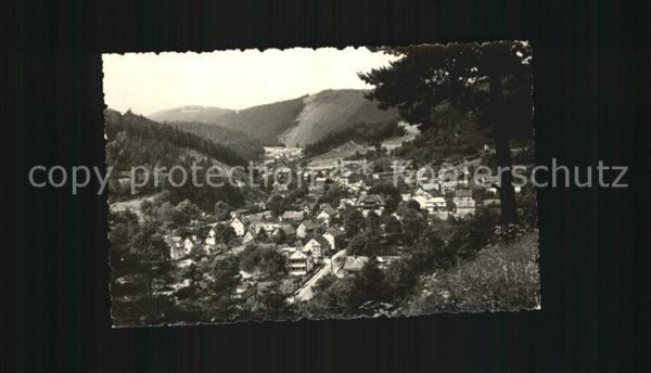 Sitzendorf Thueringen Ortsansicht