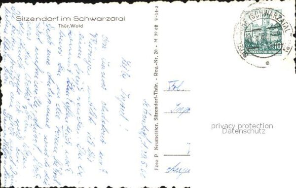 Sitzendorf Thueringen Ortsansicht – Bild 2