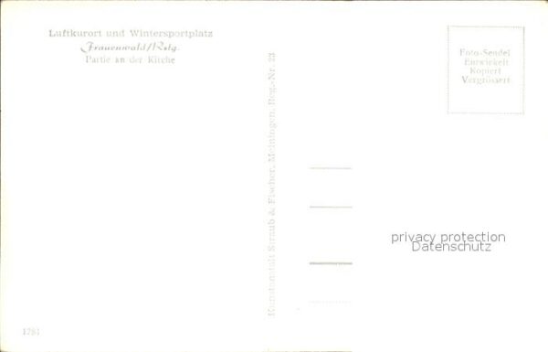 Frauenwald Thueringen Kirche – Bild 2