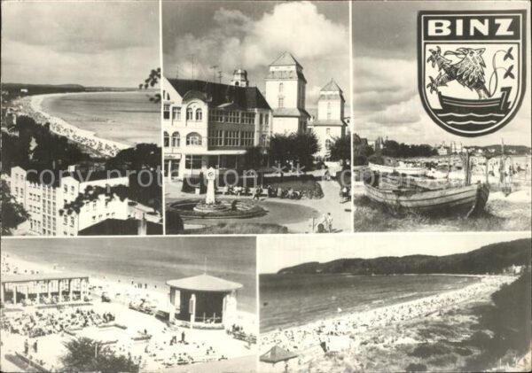 Binz Ostseebad Ruegen Strand Boote Konzertplatz
