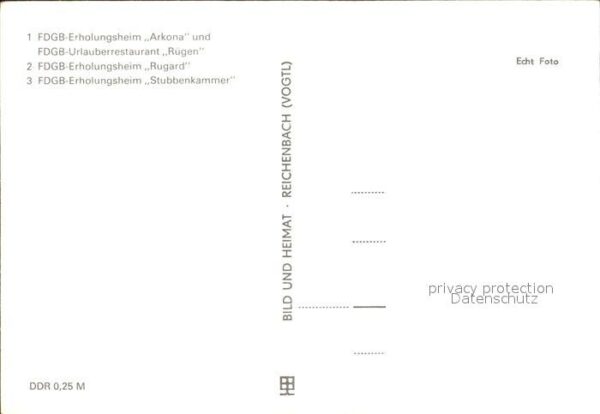 Binz Ruegen Erholungsheime Arkona Rügen Rugard Stub – Bild 2