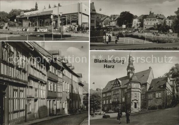 Blankenburg Harz Lühnertorplatz Kaufhalle Bäuersche Stra