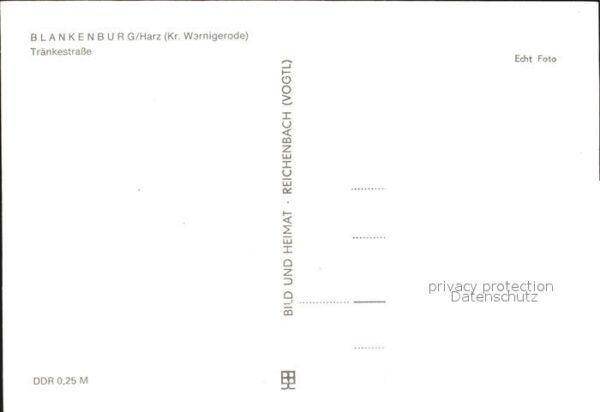 Blankenburg Harz Tränkestrasse – Bild 2