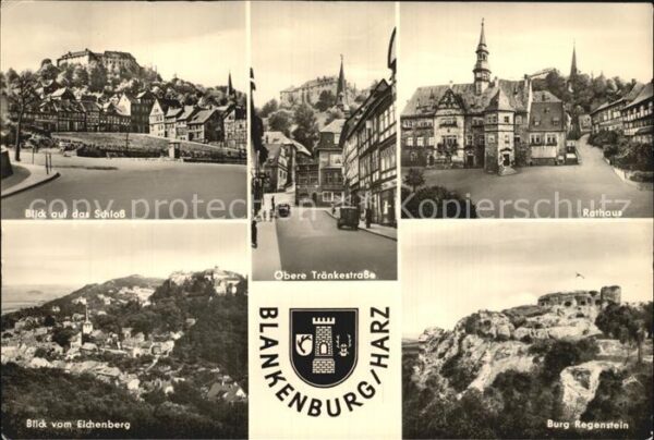 Blankenburg Harz Schloß Tränkestrasse Burg Regenstein