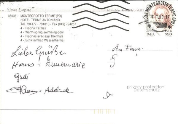 Montegrotto Terme Hotel Terme Antoniano – Bild 2