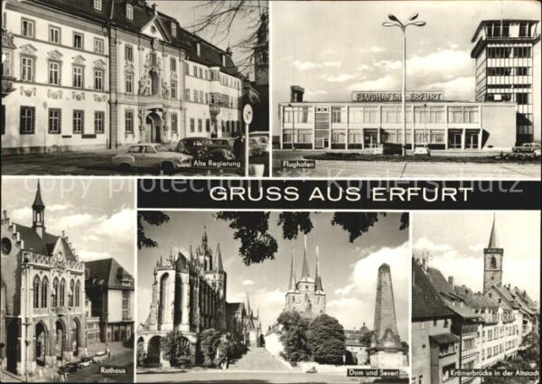 Erfurt Flughafen Alte Regierungen Rathaus Dom