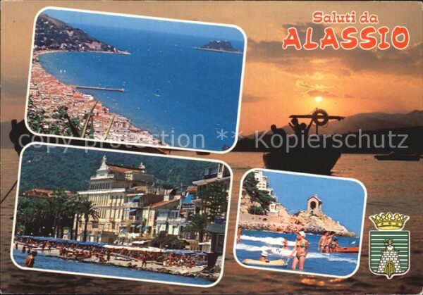 ALASSIO Savona Liguria IT Strandpartei