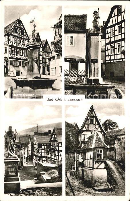 Bad Orb MarktbrunnenWendelinusbrunnen Kirchgass