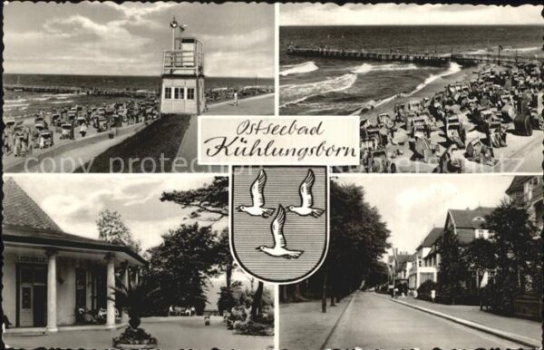 Kuehlungsborn Ostseebad Strand Seebrücke Lesehalle Dorfstrasse