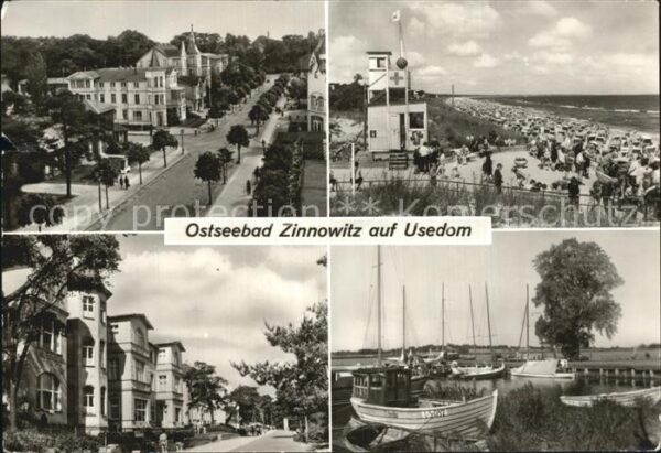 Zinnowitz Ostseebad Karl Marx Str Strandpartie Promenade Am