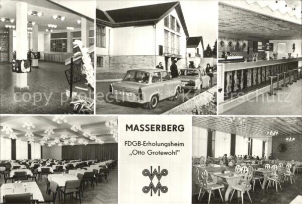 Masserberg FDGB Erholungsheim Otto Grotewohl Empfa