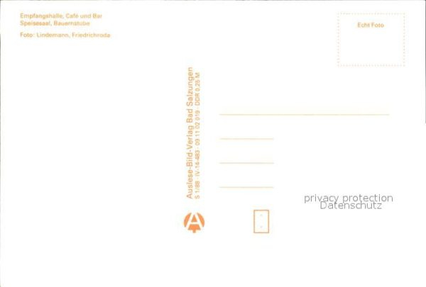 Masserberg FDGB Erholungsheim Otto Grotewohl Empfa – Bild 2