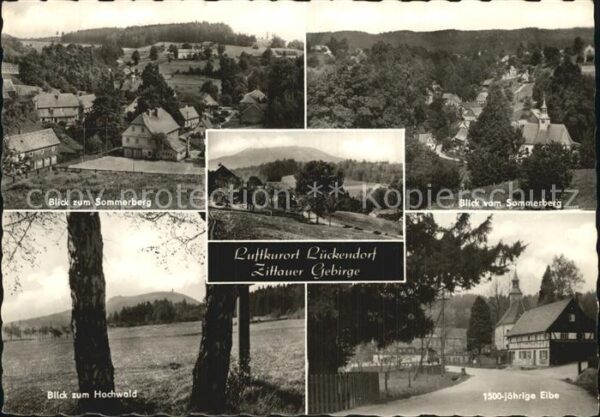 Lueckendorf Sommerberg Panorama Hochwald 1500jährig