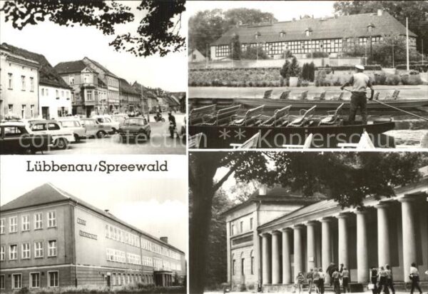 Luebbenau Spreewald Strassenpartie Spreewald Gondoliere Len