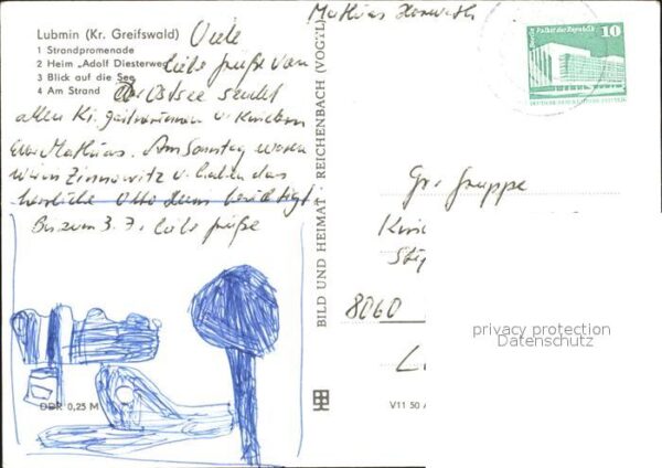 Lubmin Ostseebad Strandpromenade Heim Adolf Diesterweg S – Bild 2