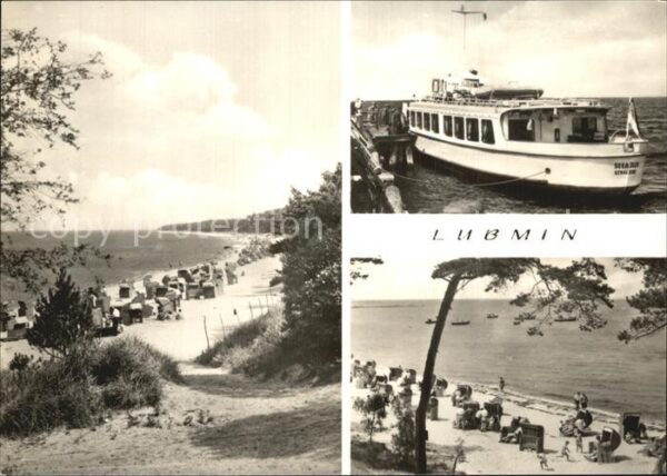 Lubmin Ostseebad Strandpartie Bootsanlegestelle Fahrgast