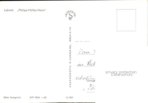 Lubmin Ostseebad Philipp Müller Heim – Bild 2