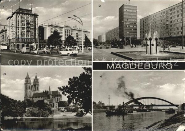 Magdeburg Guerickestr Karl Marx Str Dom Wilh Piec