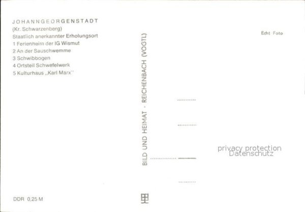 Johanngeorgenstadt Ferienheim der IG Wismut Sauschwemme Sc – Bild 2