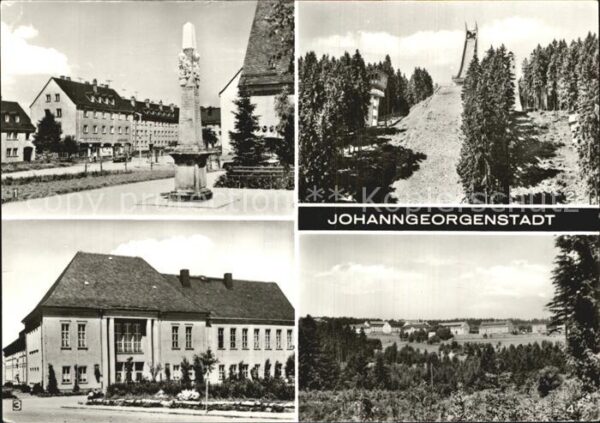 Johanngeorgenstadt Postmeilensäule Erzgebirgsschanze Kultu
