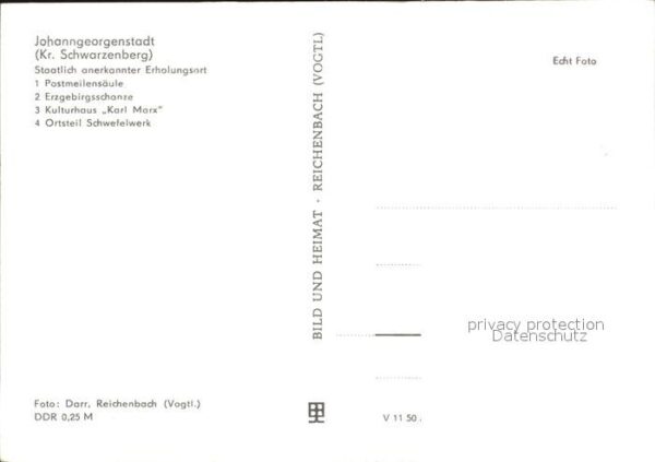 Johanngeorgenstadt Postmeilensäule Erzgebirgsschanze Kultu – Bild 2