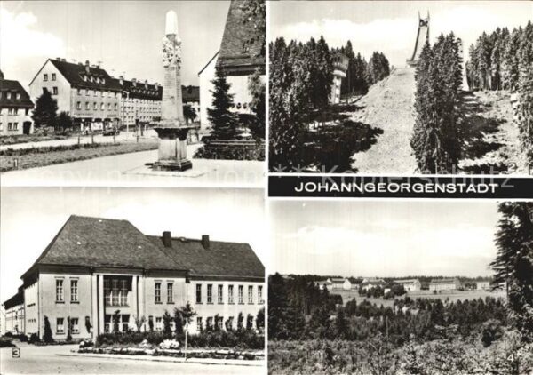 Johanngeorgenstadt Postmeilensäule Erzgebirgsschanze Kultu