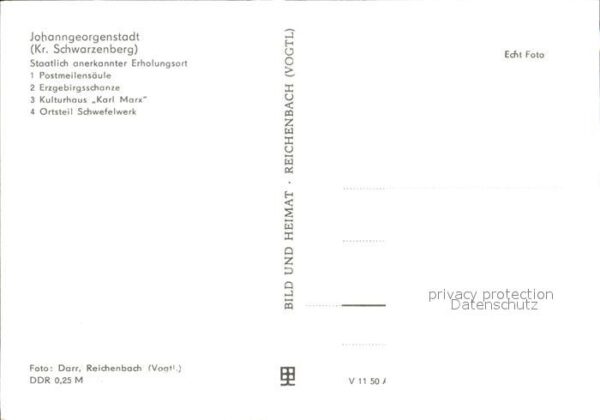 Johanngeorgenstadt Postmeilensäule Erzgebirgsschanze Kultu – Bild 2