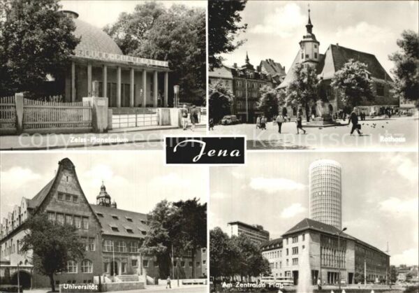 Jena Zeiss Planetarium Rathaus Universität A