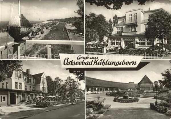 Kuehlungsborn Ostseebad Strand Promenade Konzertgarten Ostsee H