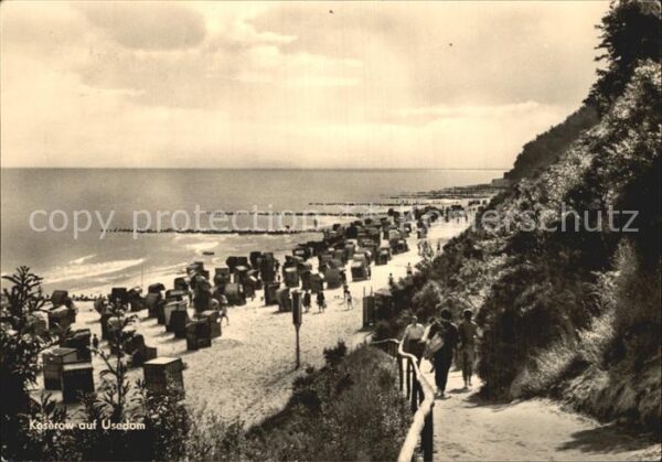 Koserow Ostseebad Usedom Strand Steilküste