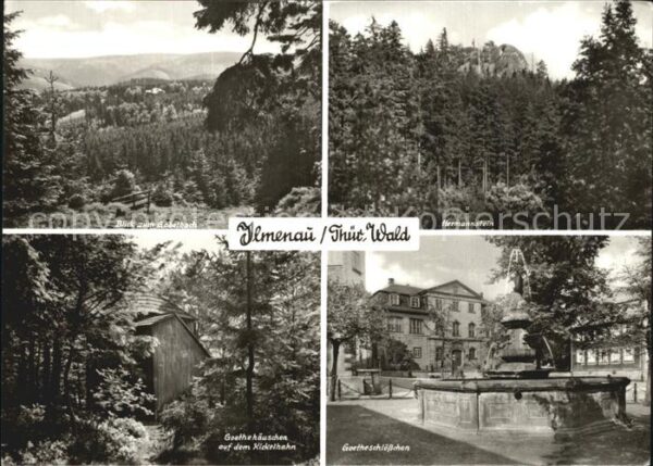 Ilmenau Thueringen Gabelbach Hermannstein Goethehäuschen a