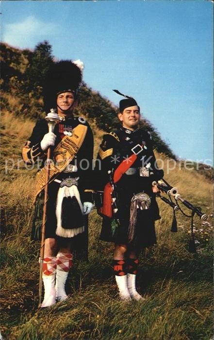 Dudelsack Drum Major and Piper Argyll and Sutherl